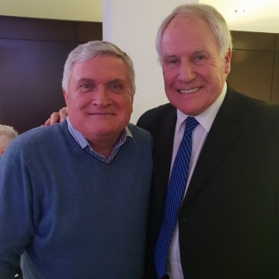 Ronny and Joe Royle who is a great friend and Patron of the charity